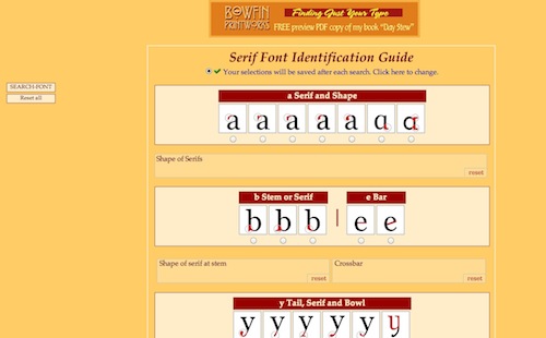 識別，字體，工具