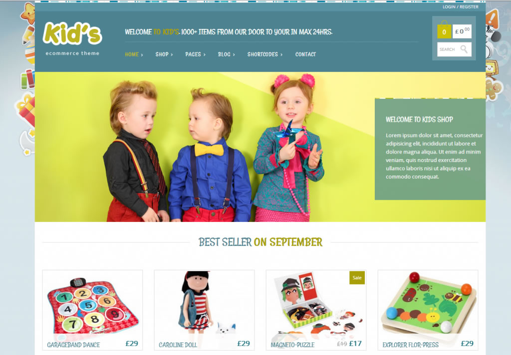 Kidshop - СĄWordPress̄վWվ